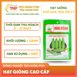 Hạt giống Khổ Qua Trái Dài F1 gói 1gr